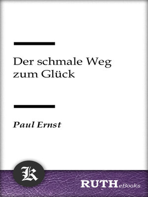 cover image of Der schmale Weg zum Glück